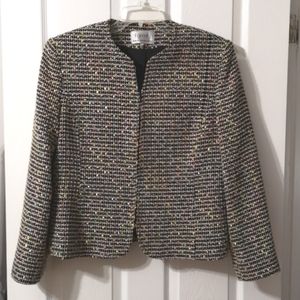 Ingenuity Multi Colour Woolen Check Blazer